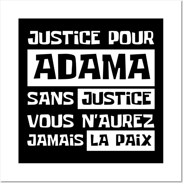 Justice Pour ADAMA Wall Art by CF.LAB.DESIGN